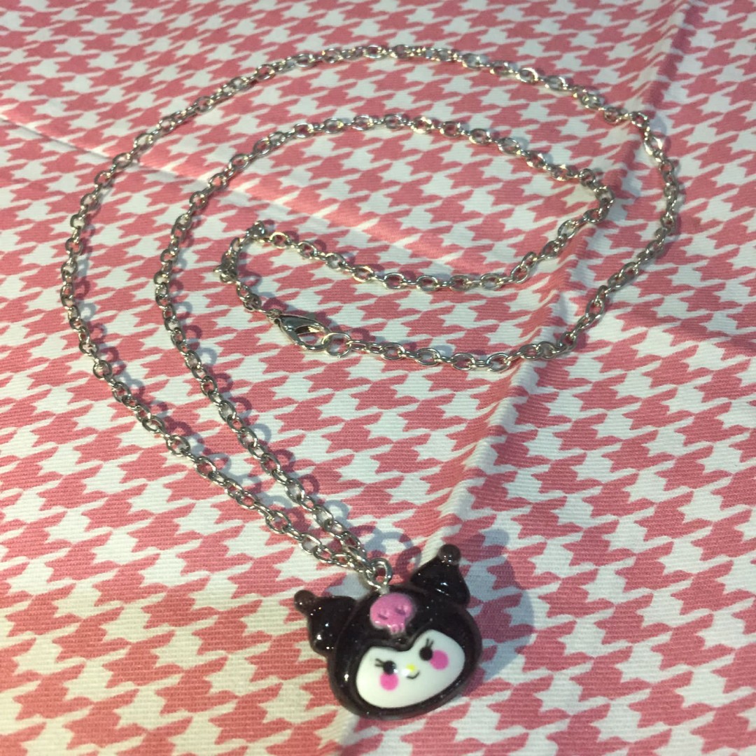 Kuromi Necklace Sanrio Necklace Cute Necklace Coquette Fesyen Wanita Perhiasan Di Carousell