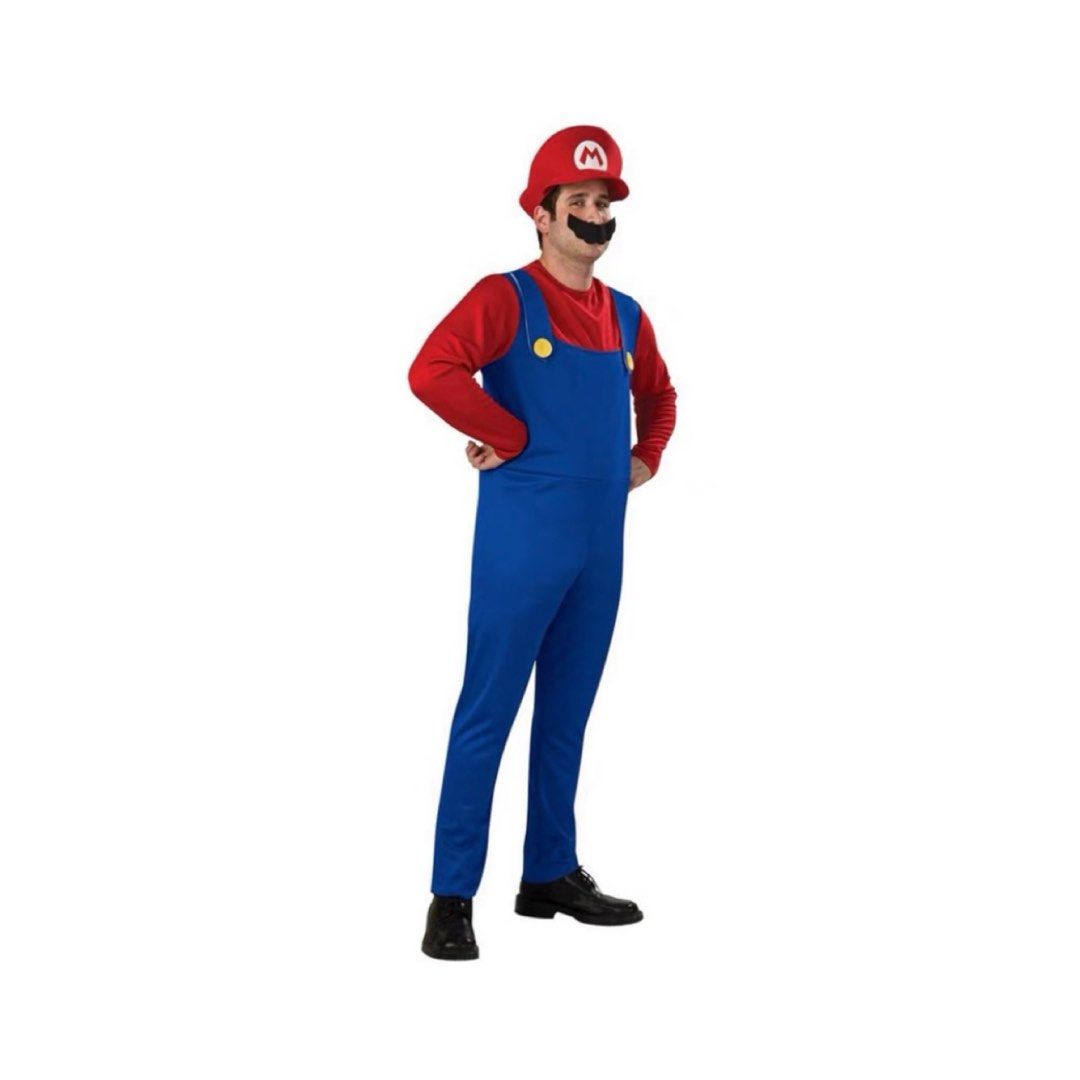 adults Super Mario Clothes Adults Family Bros Cosplay Costume Set