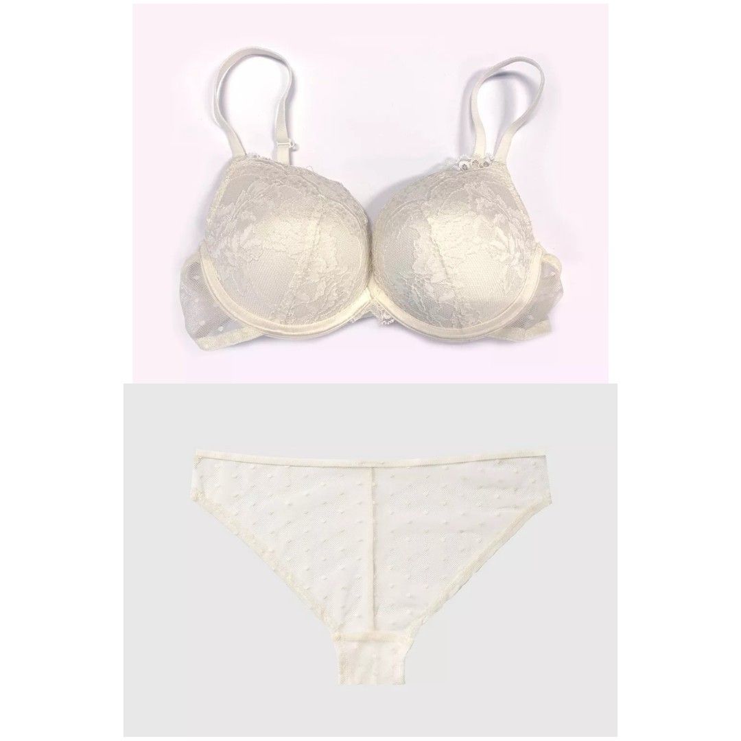 Japanese Lace bra set 34B (Bra+Panties), Women's Fashion, Tops, Other Tops  on Carousell