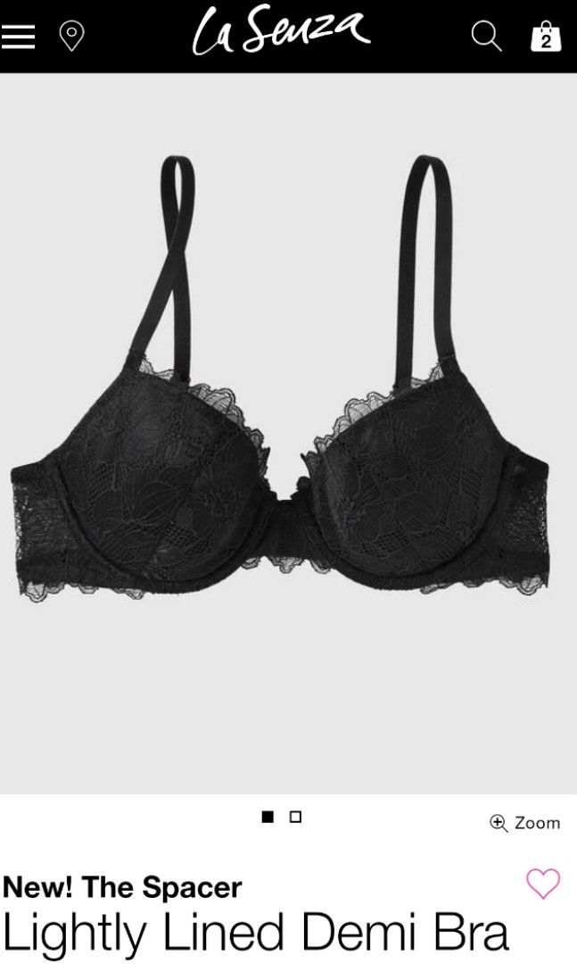 Lightly Lined Demi Bra, The Spacer
