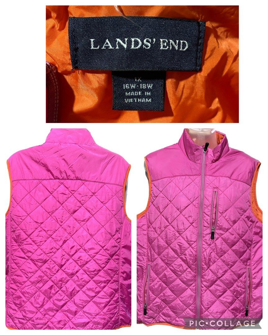 Lands end shop quilted vest