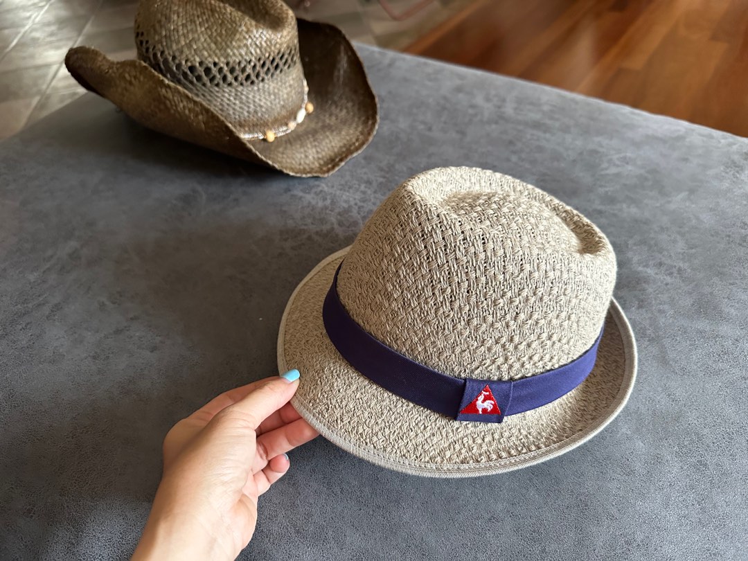 Le Coq Sportif Fedora Hat Japan unisex Men s Fashion Watches Accessories Caps Hats on Carousell