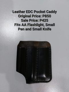 Leather EDC Pocket Caddy