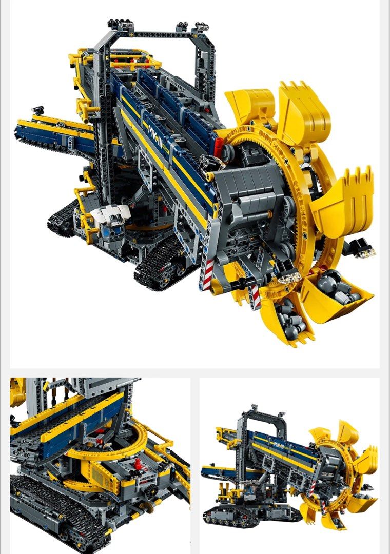 Lego technic bucket 2025 wheel excavator 42055