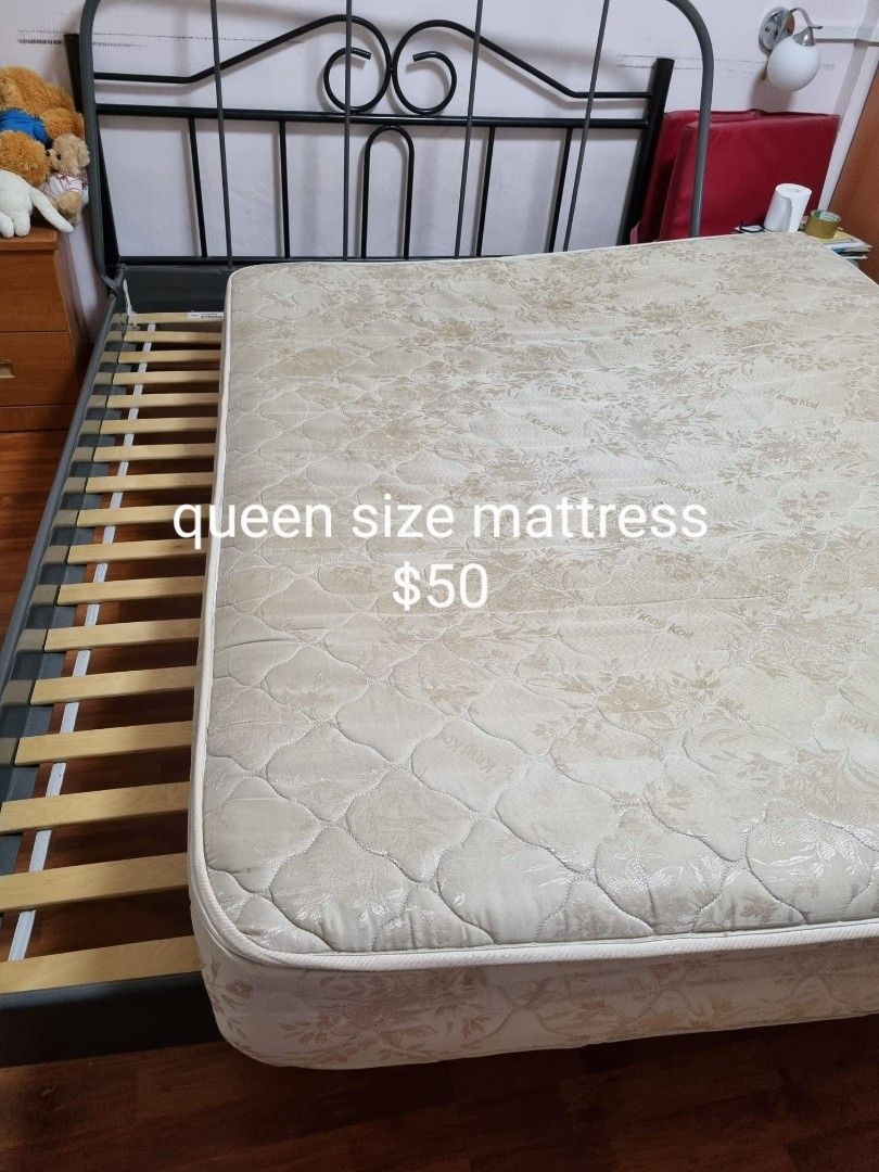 lightly used Sofa, Queen size mattress and sofa bed, Furniture & Home