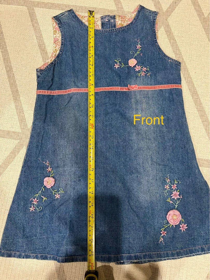 Next baby girl new arrivals denim dress