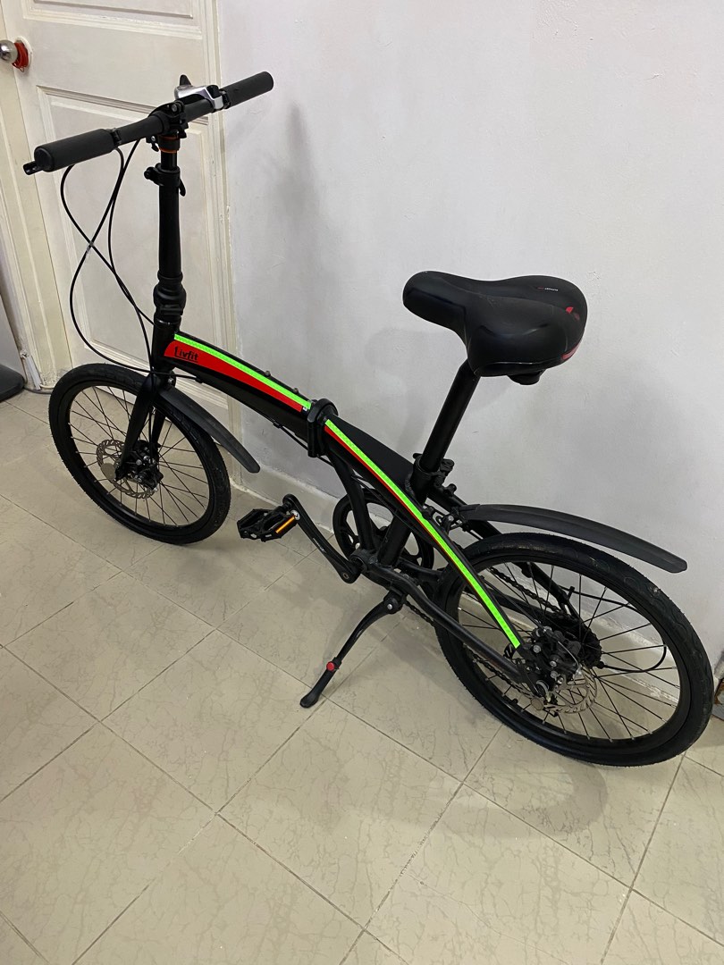 Livfit foldable bicycle rarely used Sports Equipment Bicycles