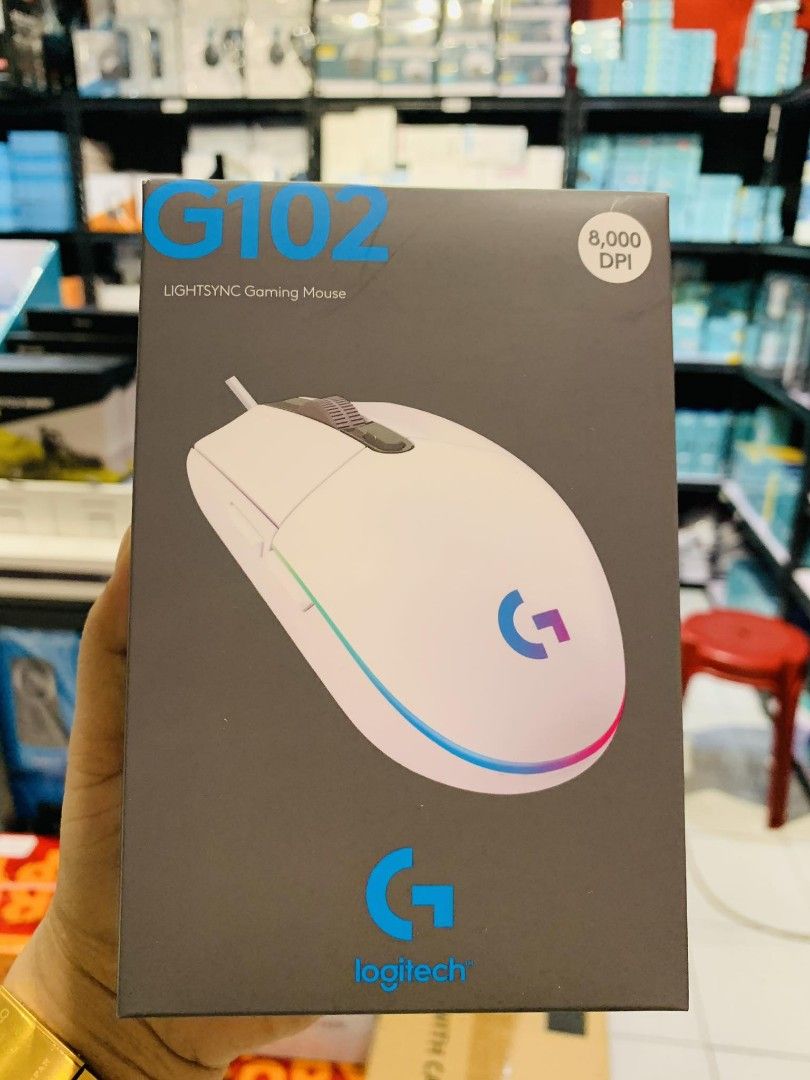 Logitech G102 LIGHTSYNC RGB Gaming Mouse White (Category: Mouse & Mousepads) located in Makati City. Submitted by techubstoreandaccessories (Listing ID 1256366747, Image 3). Description: Logitech G102 LIGHTSYNC RGB Gaming Mouse White On Hand‼️ Ready to Pick-up/Ship‼️ DETAILS: ✅BRAND NEW & ORIGINAL. ✅7 Days Replacement for Factory Defects and 1year Limited Warranty. (Terms and conditions apply). ✅With Sales Invoice (BIR REGISTERED) and Warranty Re