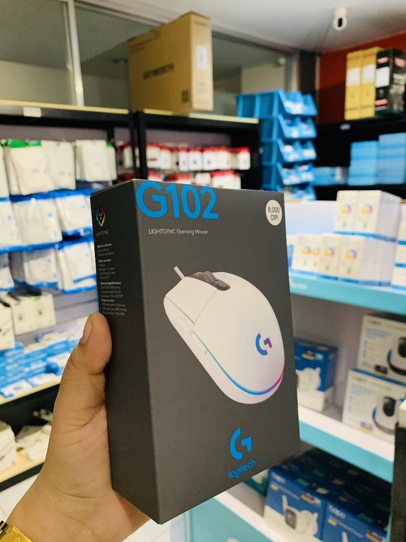 Logitech G102 LIGHTSYNC RGB Gaming Mouse White (Category: Mouse & Mousepads) located in Makati City. Submitted by techubstoreandaccessories (Listing ID 1256366747, Image 2). Description: Logitech G102 LIGHTSYNC RGB Gaming Mouse White On Hand‼️ Ready to Pick-up/Ship‼️ DETAILS: ✅BRAND NEW & ORIGINAL. ✅7 Days Replacement for Factory Defects and 1year Limited Warranty. (Terms and conditions apply). ✅With Sales Invoice (BIR REGISTERED) and Warranty Re