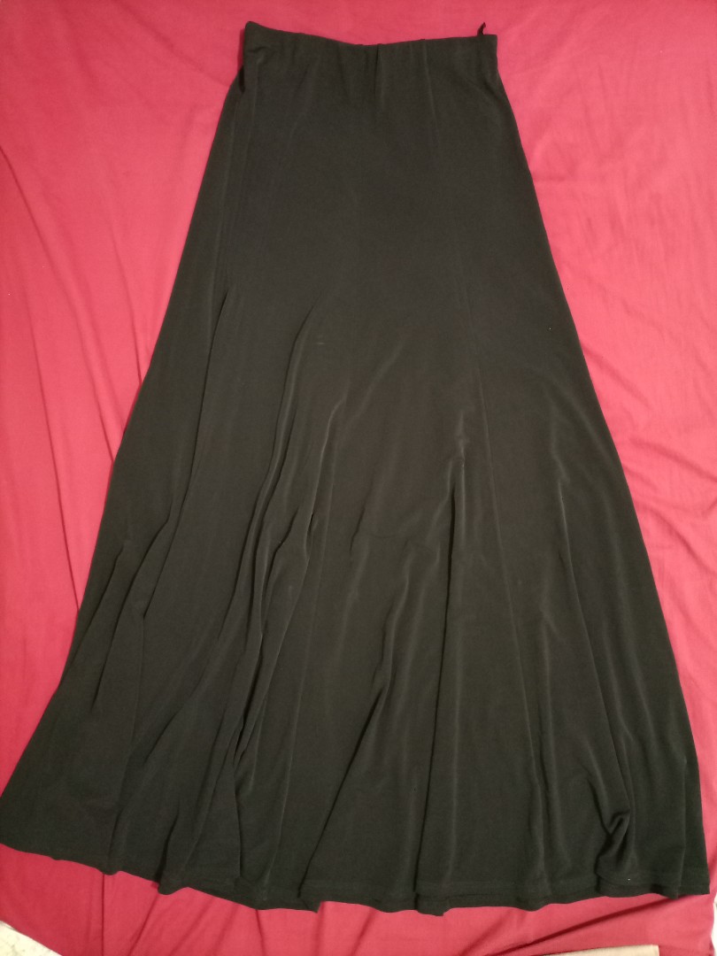 Long Black Skirt, Women's Fashion, Bottoms, Skirts on Carousell