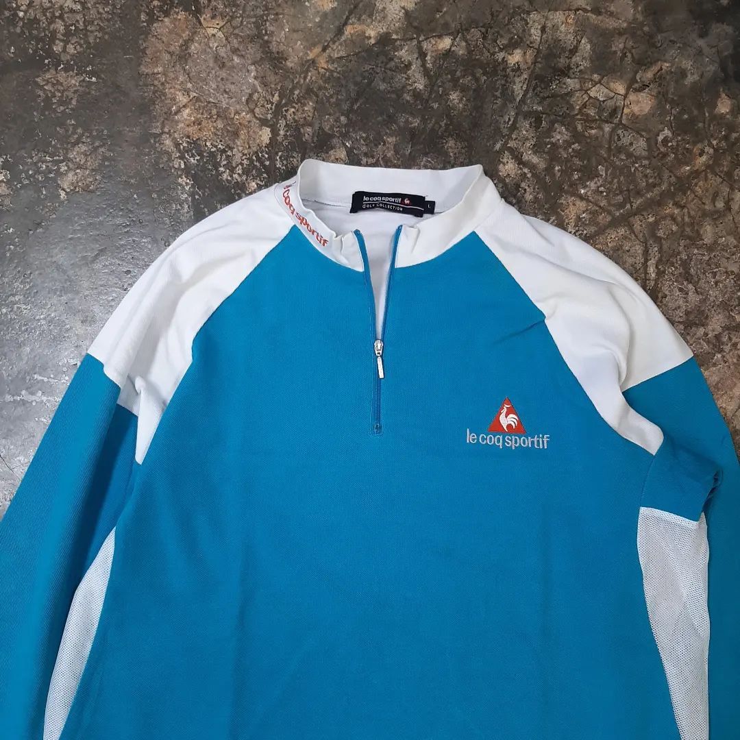 LONGSLEEVE HALFZIP LE COQ SPORTIF Fesyen Pria Pakaian Atasan di Carousell