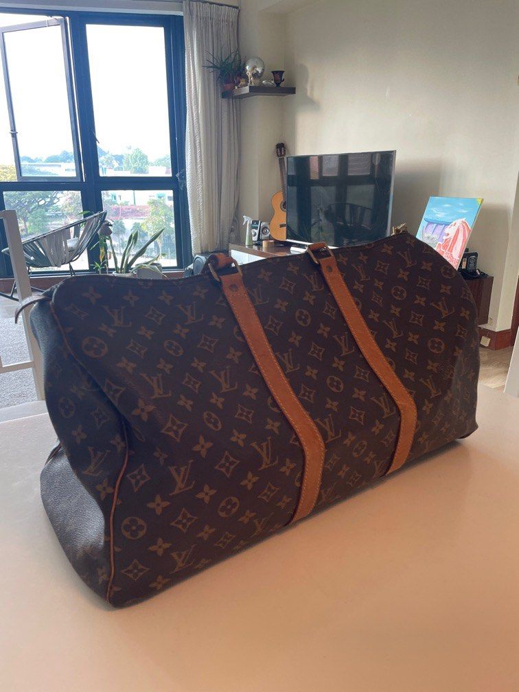 Louis Vuitton Keepall Bandouliere Monogram Outdoor 45 Brown in Canvas with  Multicolor - US