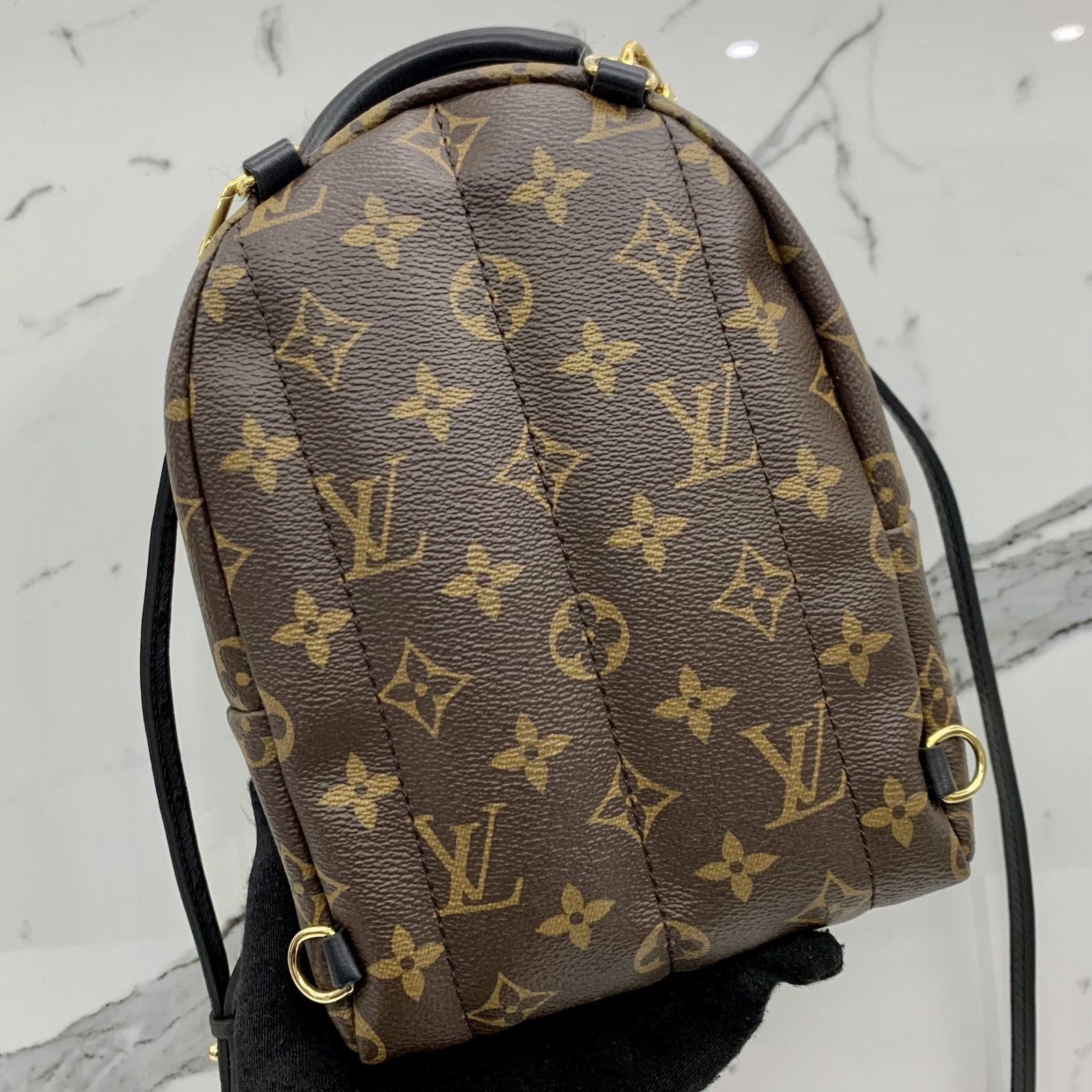 LOUIS VUITTON M41562 MONOGRAM BROWN PALM SPRINGS MINI BACKPACK 237027566 WE