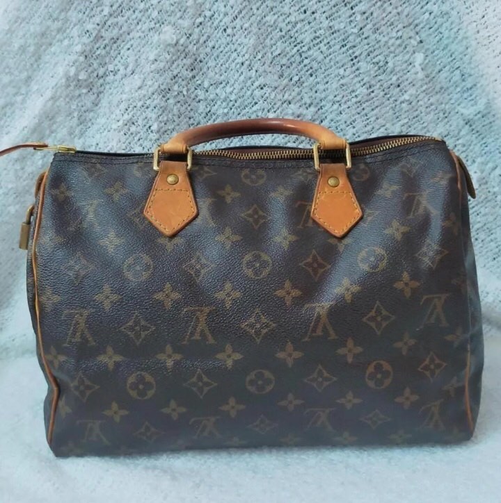 LV Speedy 25 Monogram, Fesyen Wanita, Tas & Dompet di Carousell