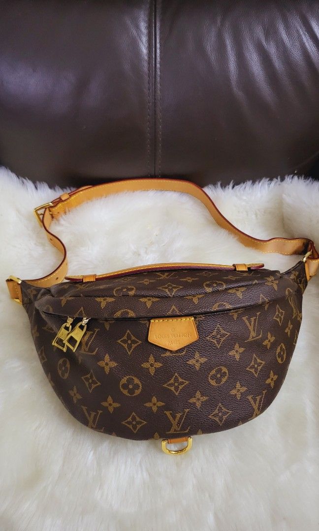 LOUIS VUITTON AUTHENTIC POUCH EBENE Restored interior - funny pack