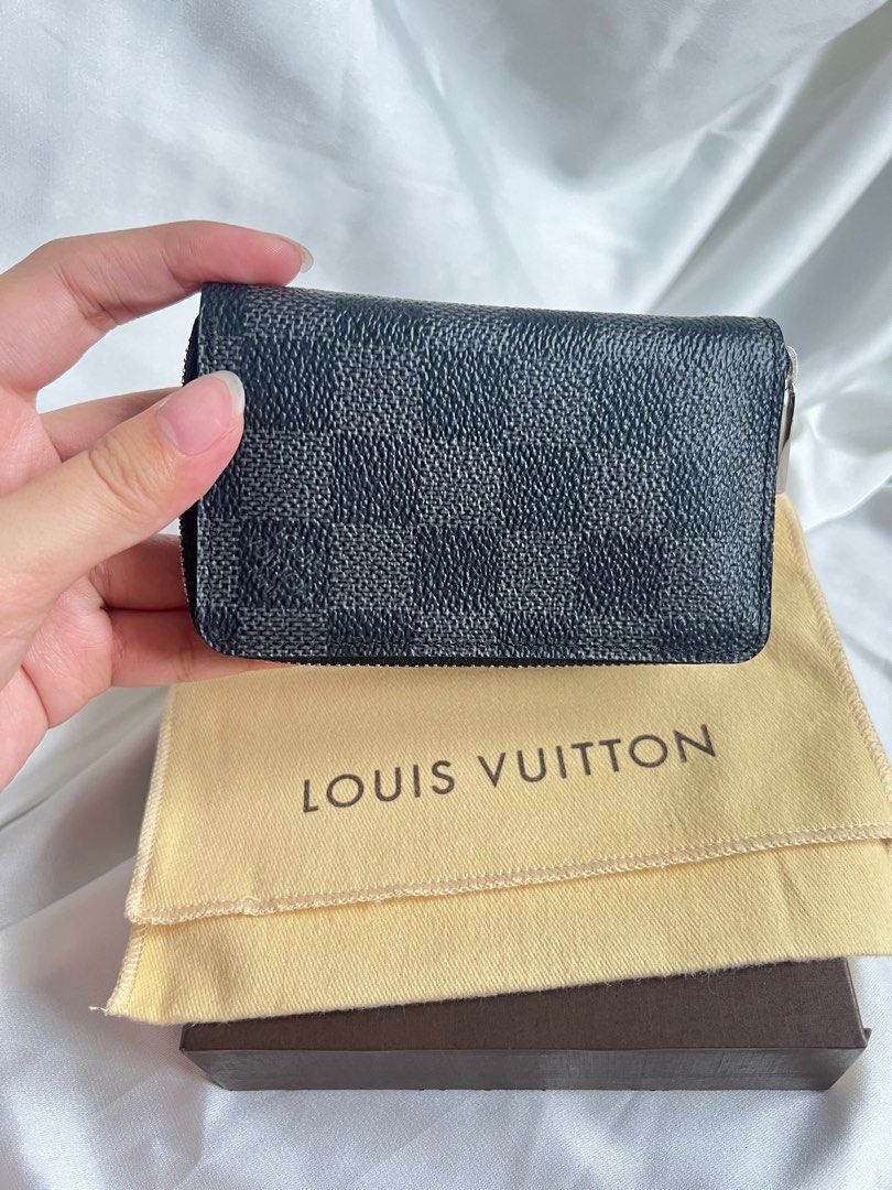 Louis Vuitton Damier Graphite N63076 Zippy Coin Purse Wallet JPN 030 5811551