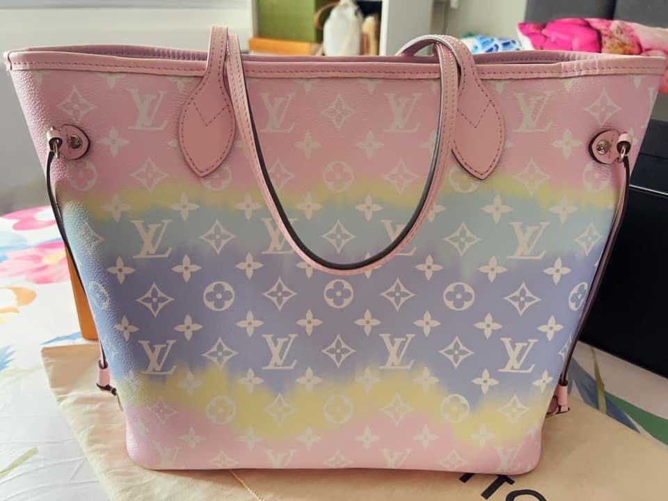 Louis Vuitton Neverfull LV Escale MM Pastel in Coated Canvas/Cowhide  Leather with Silver-tone - US