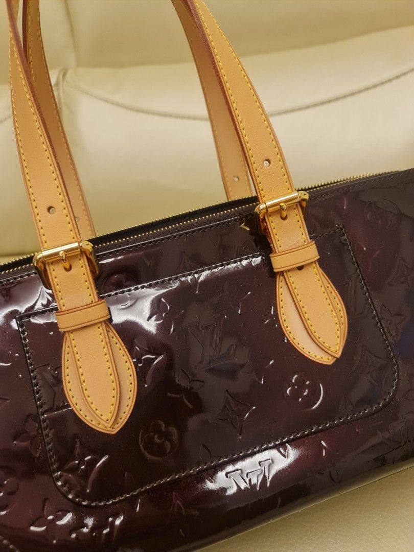 LV Vernis Leather Rosewood Avenue, Luxury, Bags & Wallets on Carousell