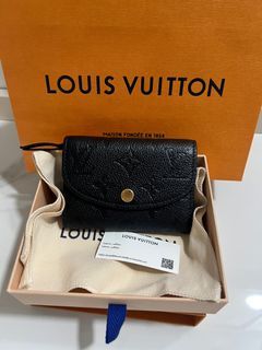 BNIB Louis Vuitton LV Empreinte Noir Black Leather Business Card Holder,  Luxury, Bags & Wallets on Carousell