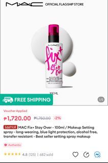 MAC Fix+ Stay Over Makeup Setting Spray 100mL