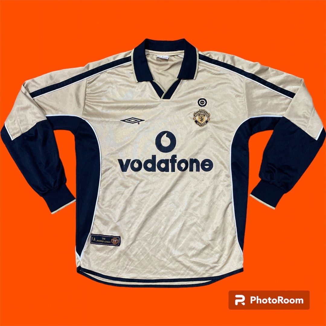 Manchester United Retro Jersey Jersi Baju Sukan Bola Keeper Man