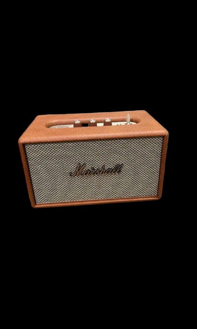 Marshall Acton 3 (Category: Soundbars, Speakers & Amplifiers) located in Quezon. Submitted by chachacabuyao123 (Listing ID 1256308821, Image 2). Description: brand new sealed cheaper than SRP BT speaker room filling sound weight 2.85 kg max spl 95 db brown in color.