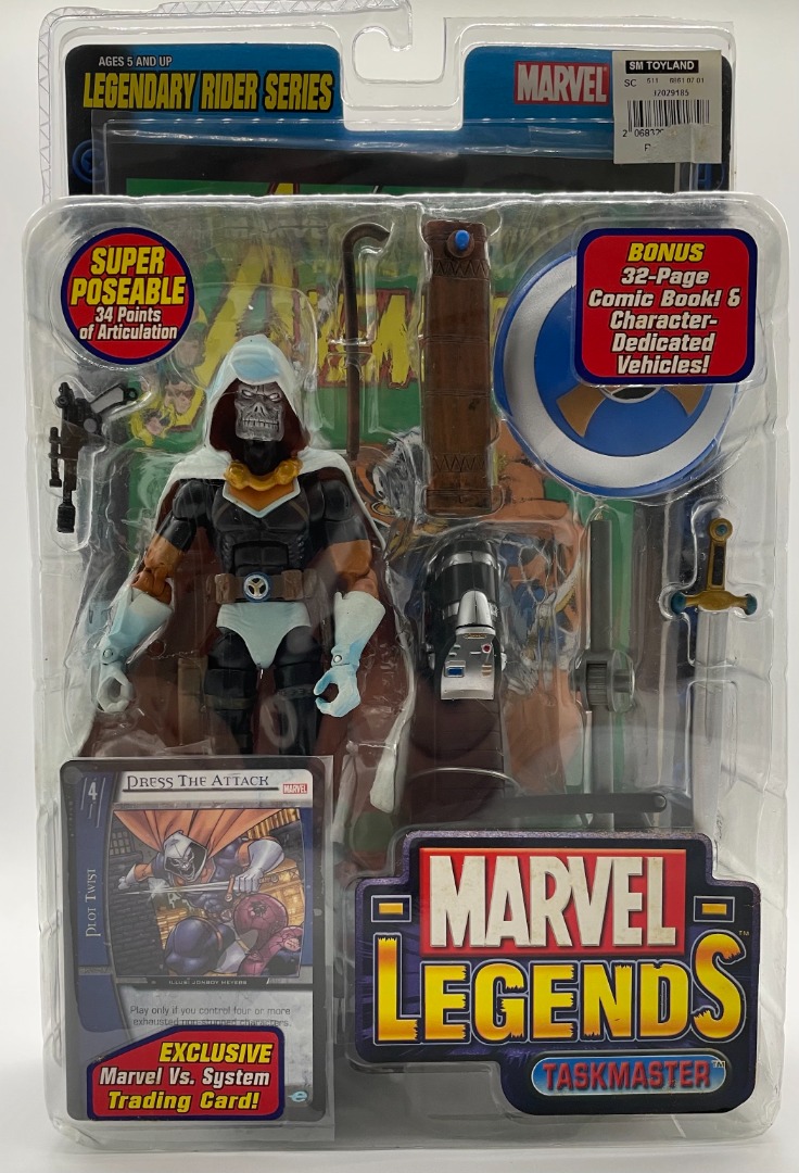 Marvel Legends Taskmaster Legendary Rider Series by Toy Biz Preloved