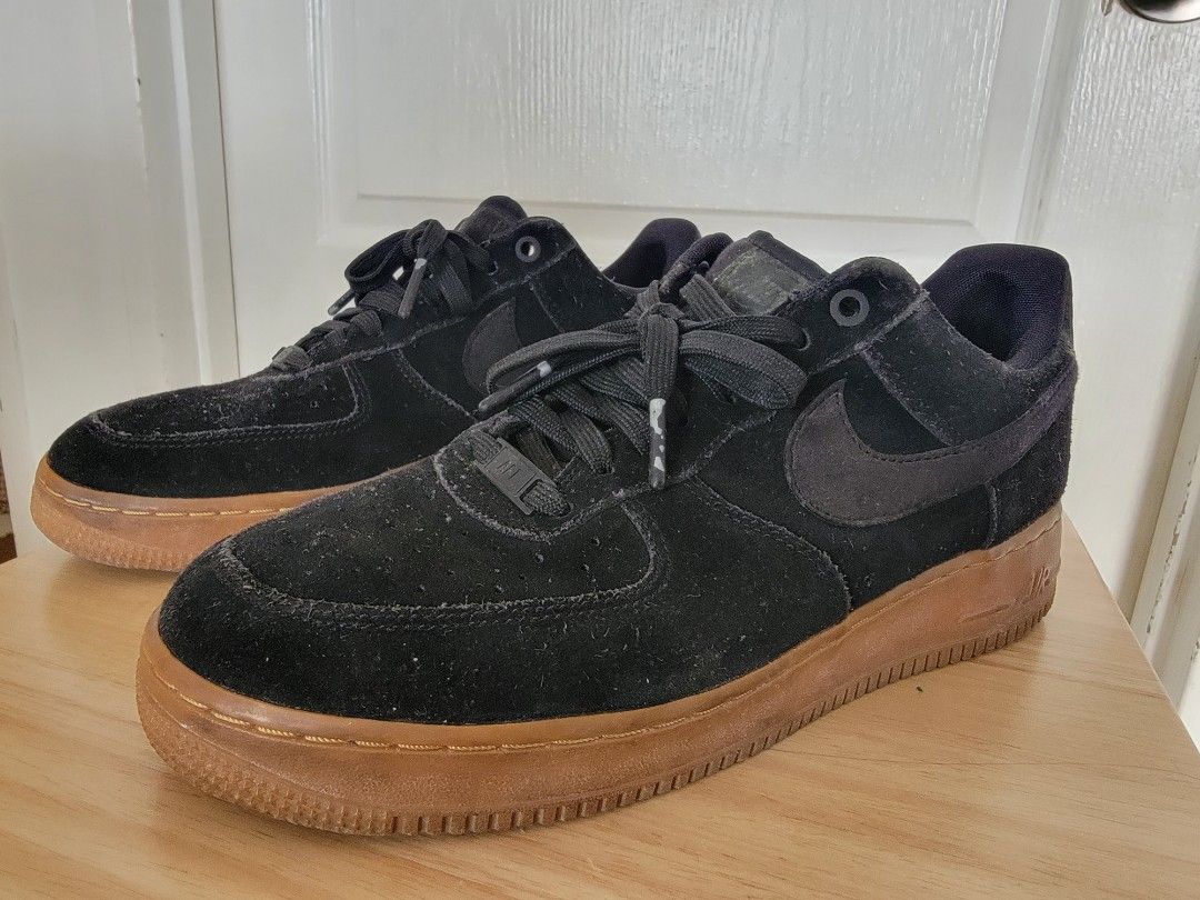Suede gum sole on sale air force 1
