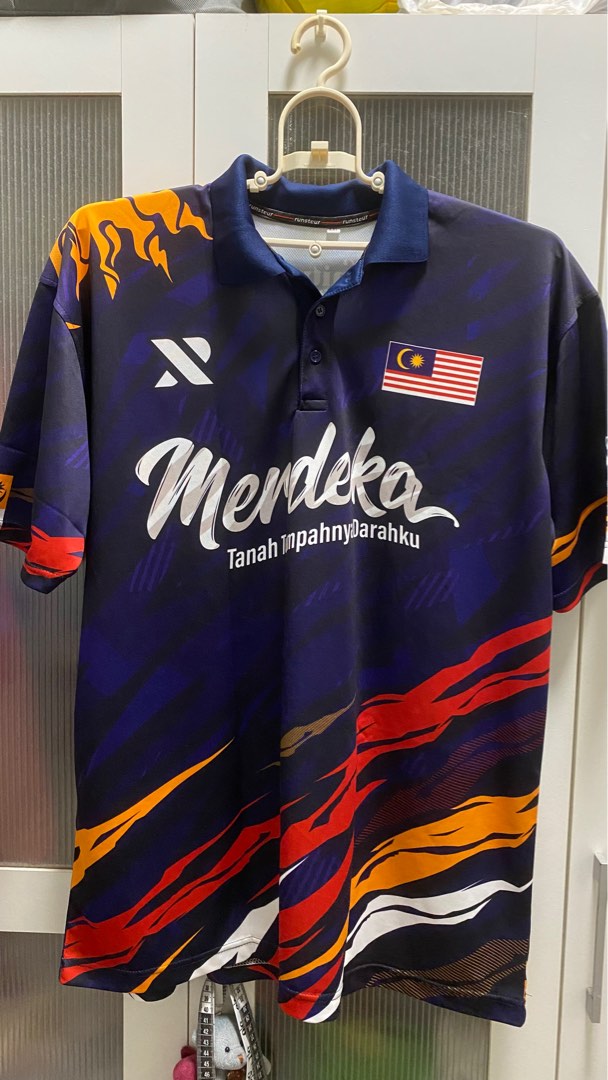 Merdeka Run Jersey with Collar, Men's Fashion, Activewear on Carousell