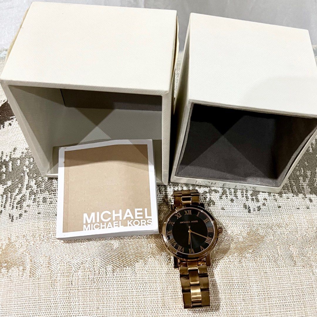 Michael kors norie rose gold watch clearance