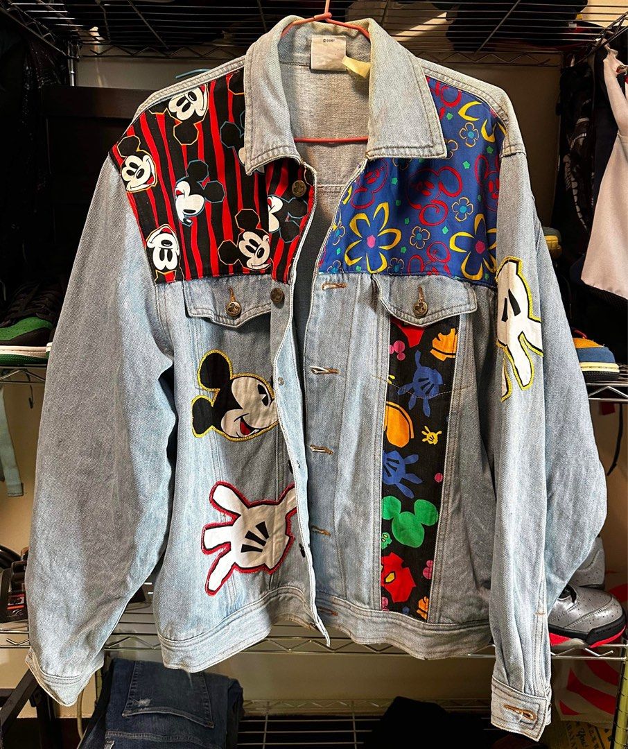 Mickey mouse sales denim jacket