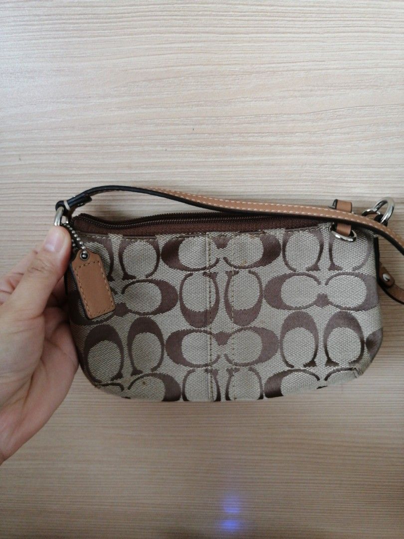 Coach wrist clearance pouch