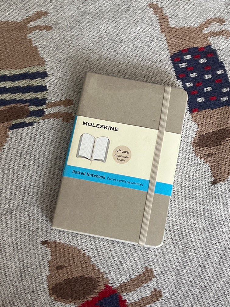 Moleskine Soft Notebook with Dotted Pages Pocket Khaki Beige