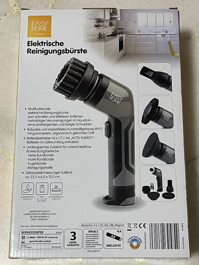 Motorised cleaning brush, Furniture & Home Living, Bathroom & Kitchen ...