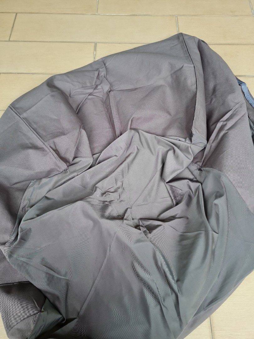 MUJI large grey bean bag cover, Furniture & Home Living, Furniture