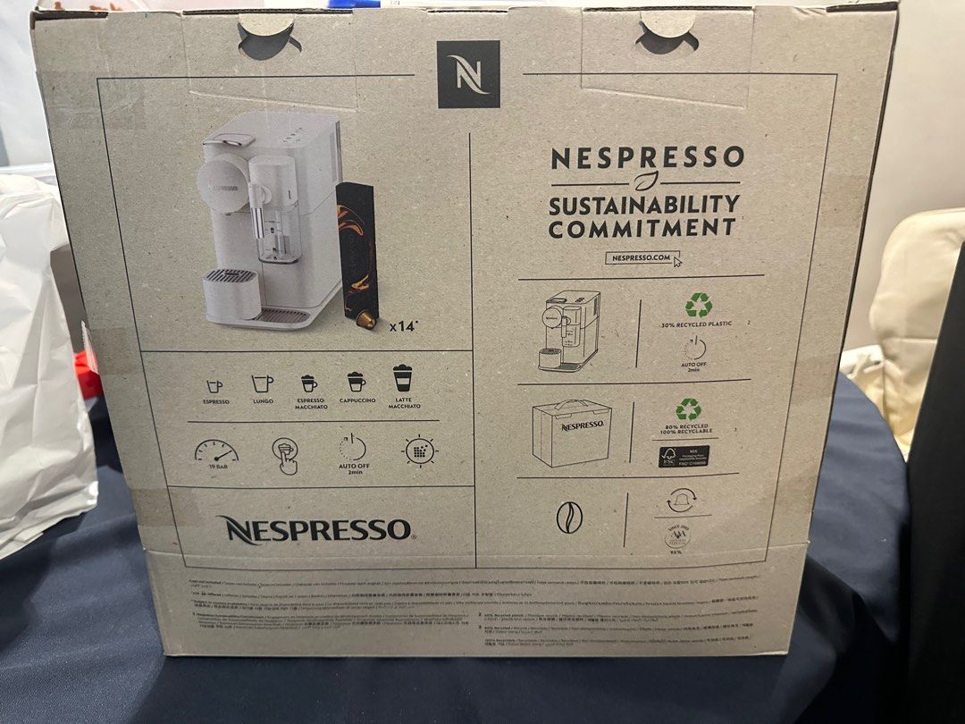 NESPRESSO LATTISSIMA ONE EVO, Furniture & Home Living, Kitchenware ...
