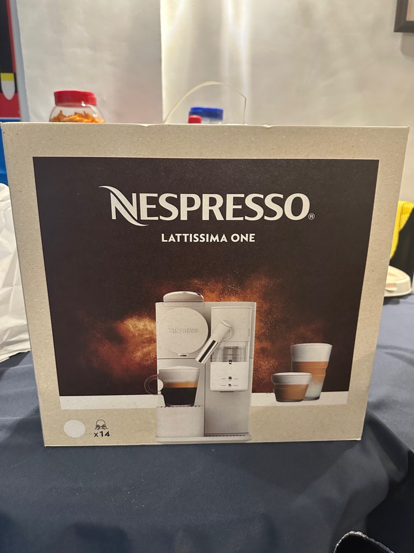 NESPRESSO LATTISSIMA ONE EVO, Furniture & Home Living, Kitchenware ...