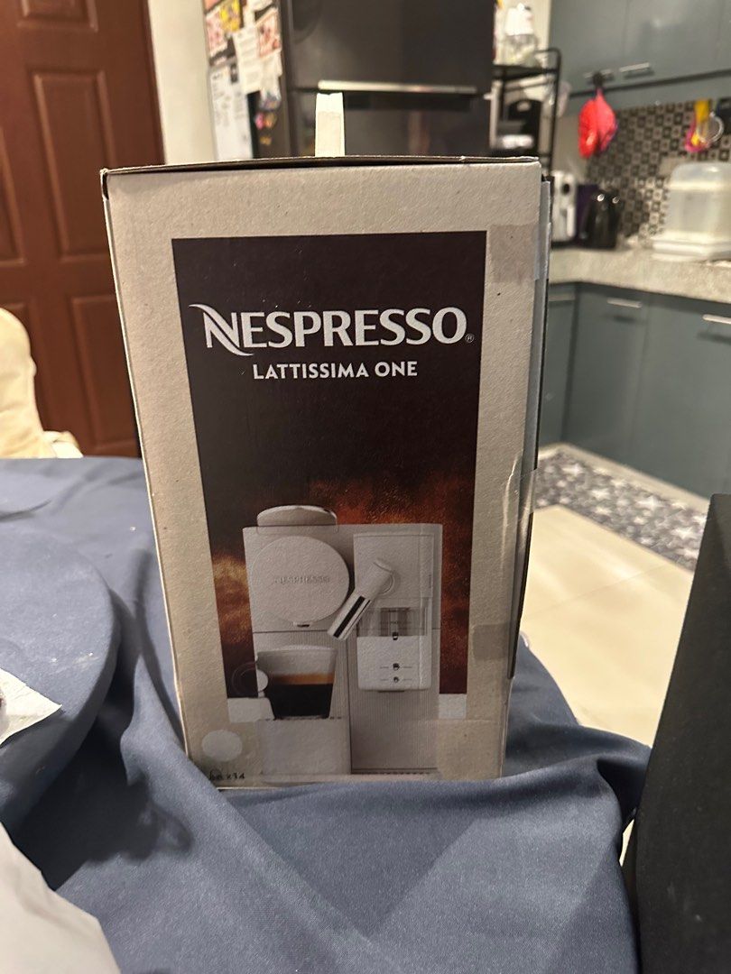 NESPRESSO LATTISSIMA ONE EVO, Furniture & Home Living, Kitchenware ...