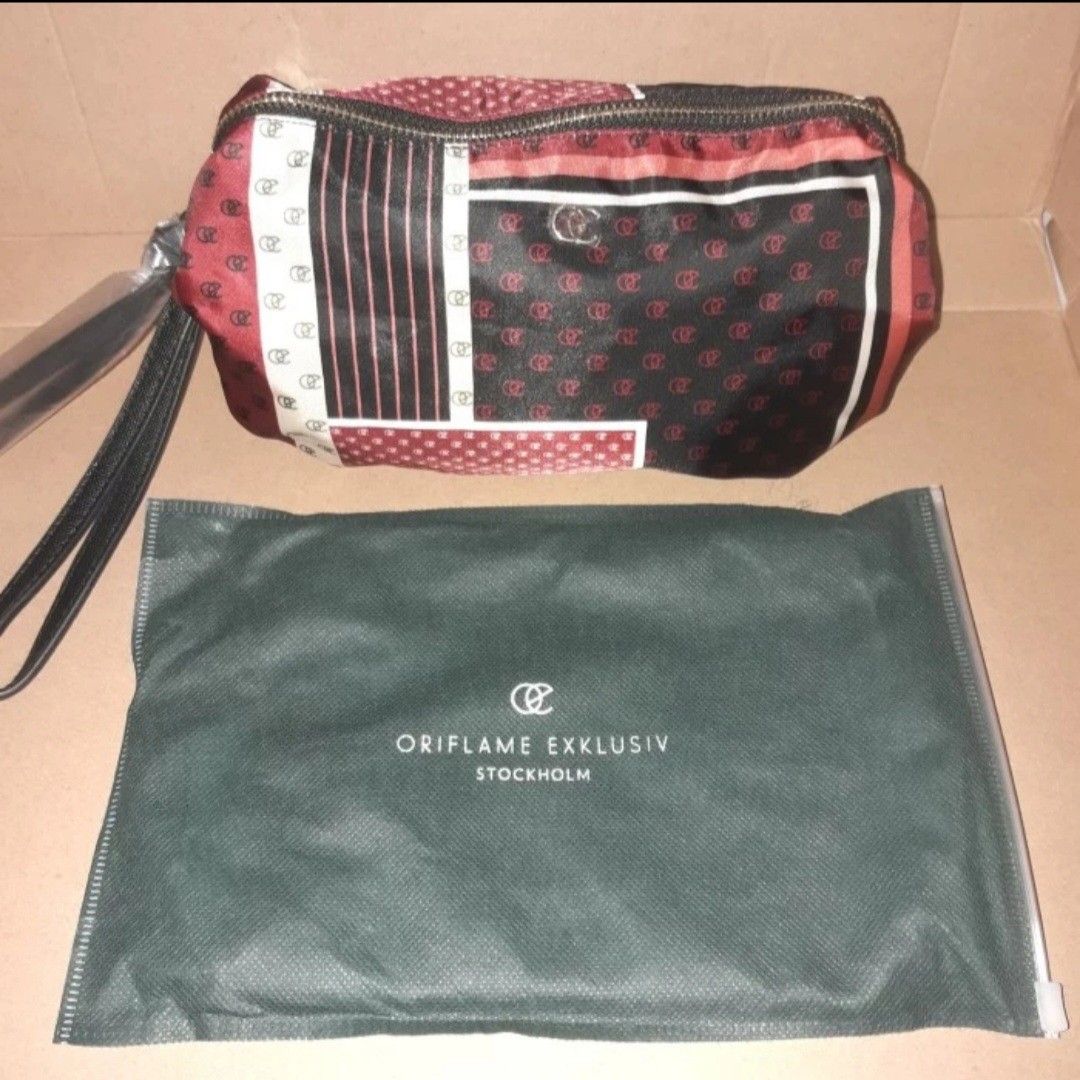 NEW Haga Printed Cosmetic Pouch Oriflame Exklusiv