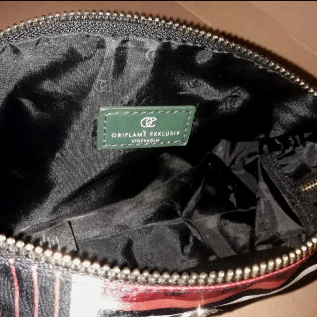 NEW Haga Printed Cosmetic Pouch Oriflame Exklusiv