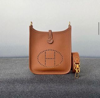 Handbag Brand NEW Hermes Mini Evelyne, Luxury, Bags & Wallets on Carousell