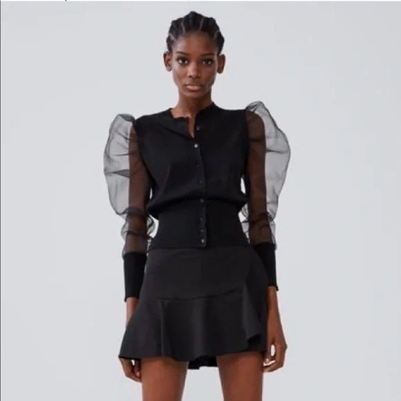 Ruffle 2024 skort zara