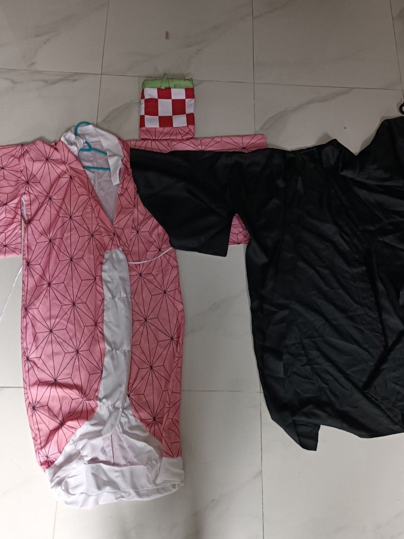 Nezuko cosplay, Women's Fashion, Dresses & Sets, Traditional & Ethnic