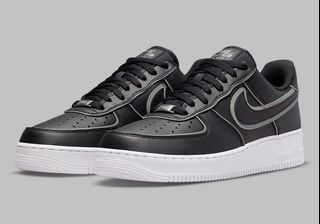 Black & white air force 1 2025 07 lv8 jdi trainers
