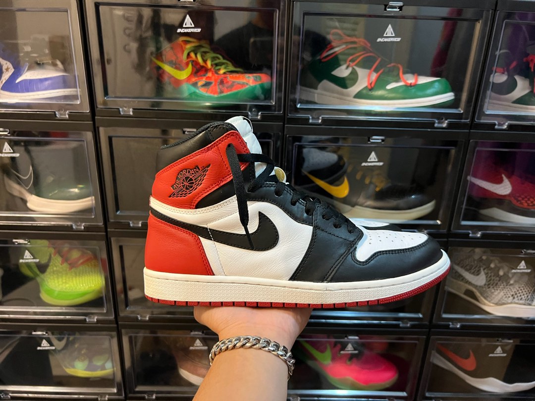 Nike Air Jordan 1 Retro High “Black Toe”黑腳趾us11, 他的時尚, 鞋