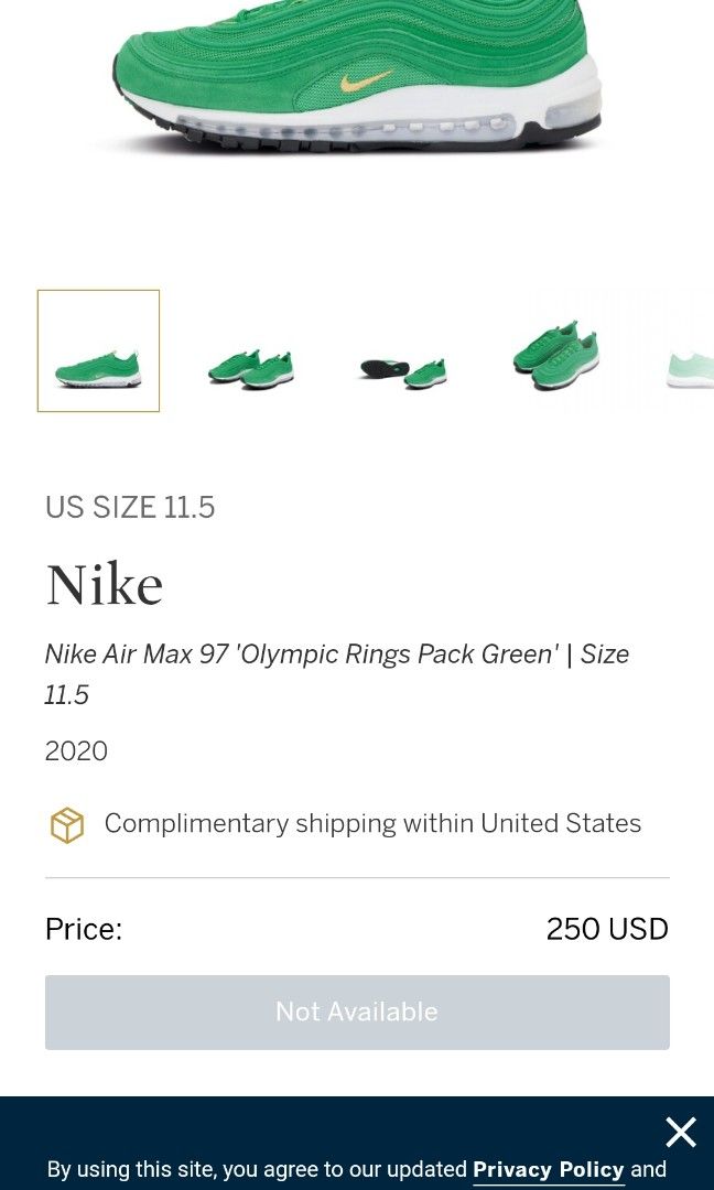 Nike 97 size 11 store