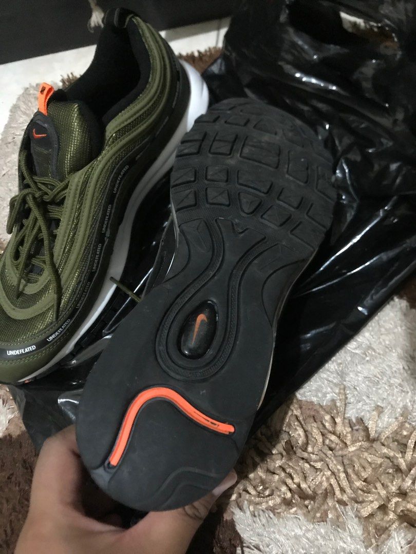 Nike air max 97 undefeated green army original Fesyen Pria