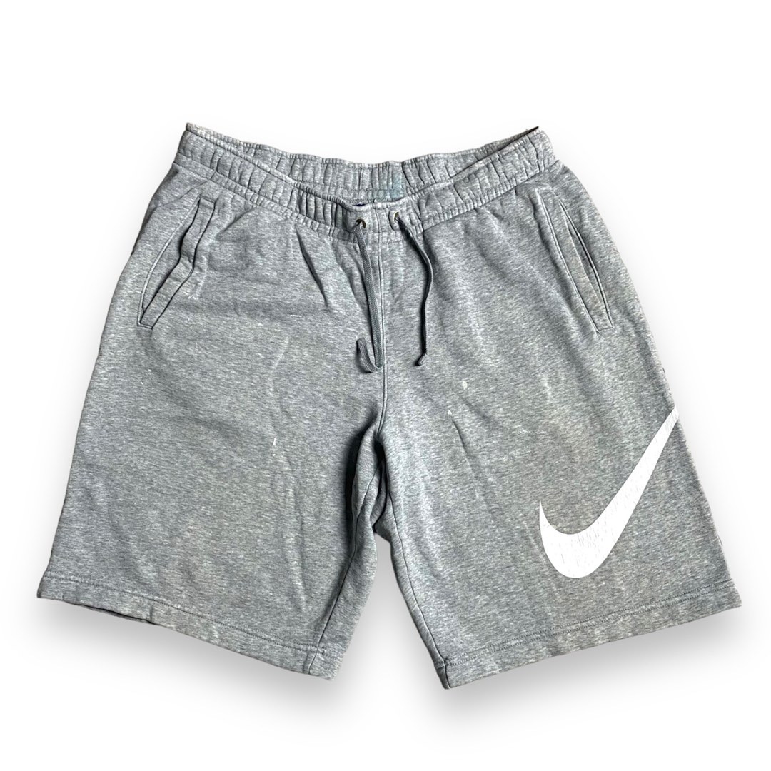 Nike Grey French Terry Swoosh Logo Shorts HARGA SIAP POSTAGE