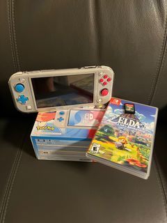 Nintendo Switch Lite with Legend of Zelda Game Card