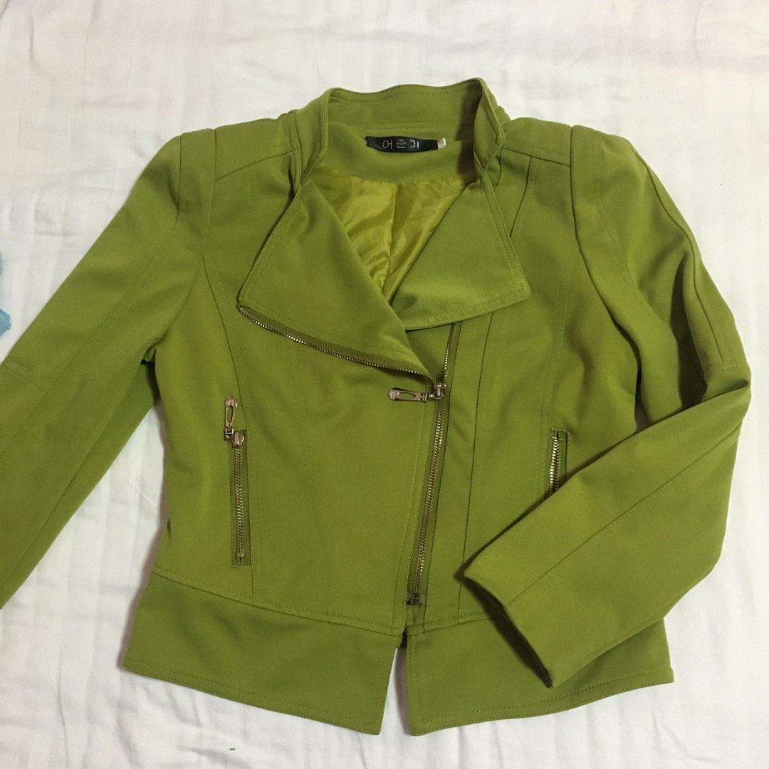 Women's Olive Green Winter Short Jacket